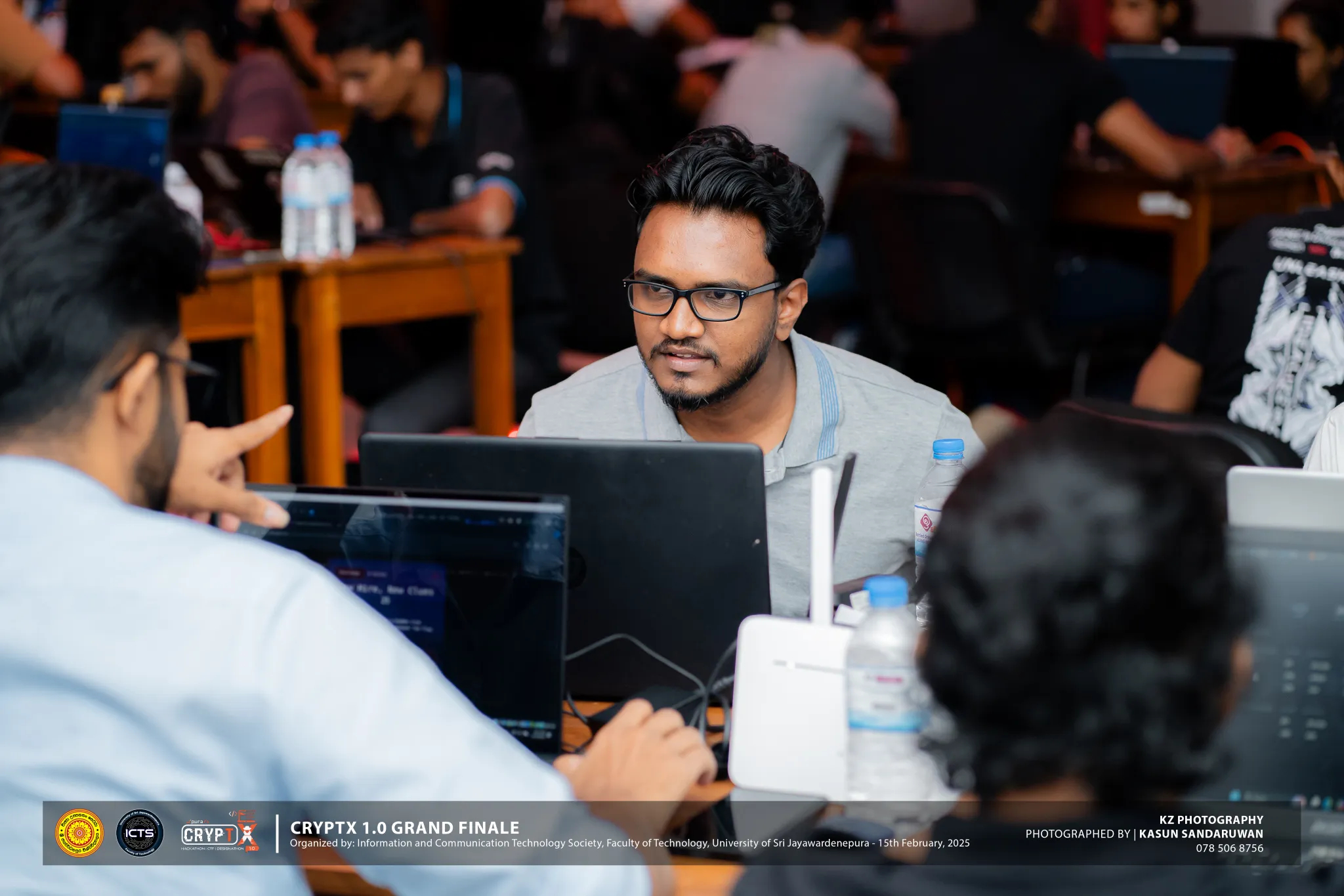 Team sharing their final prototype