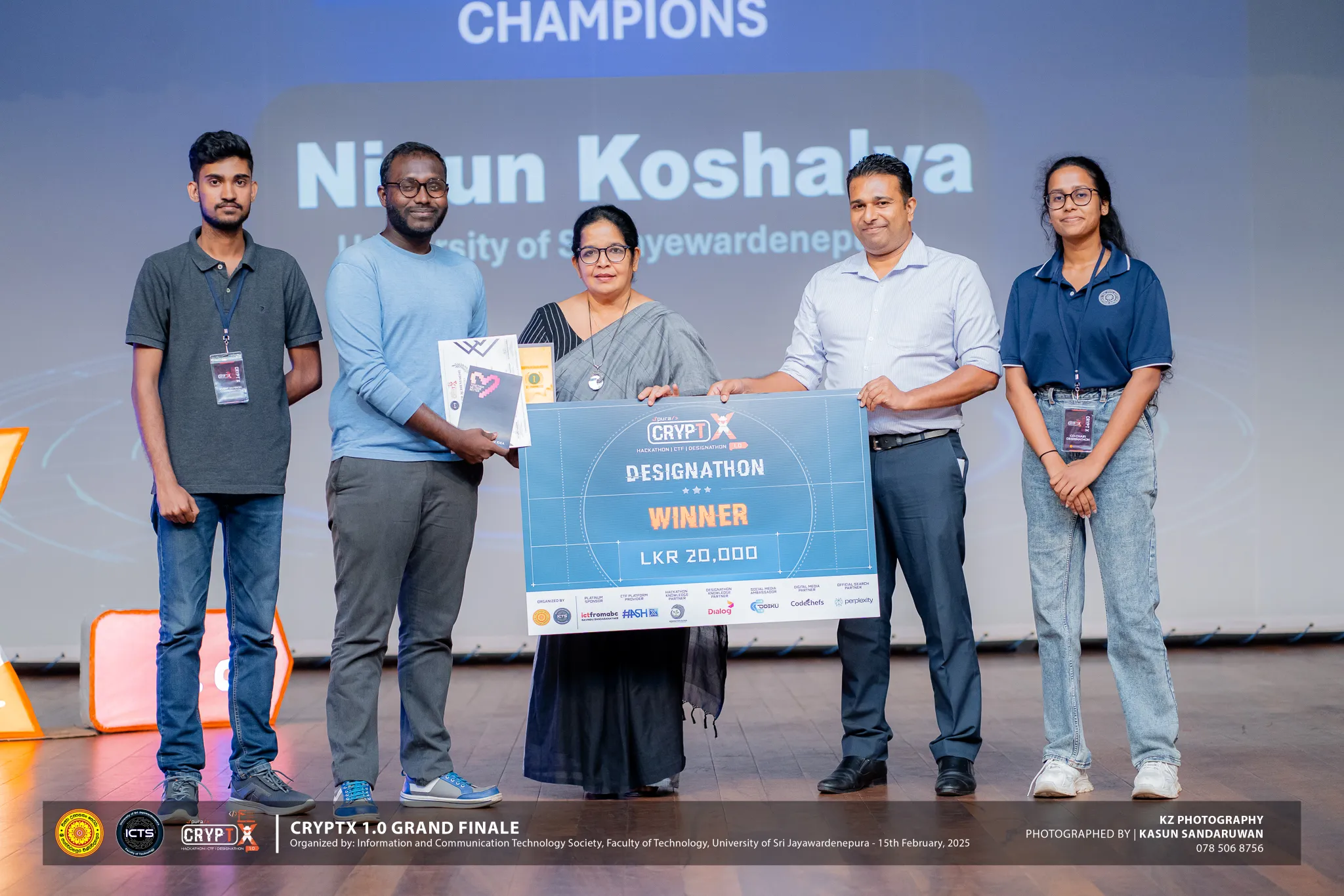 Audience during award presentation